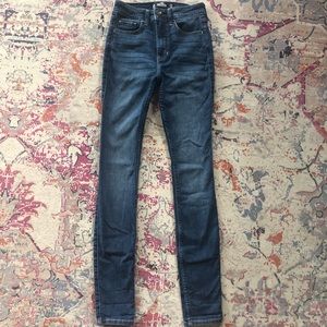 high waisted skinny jeans